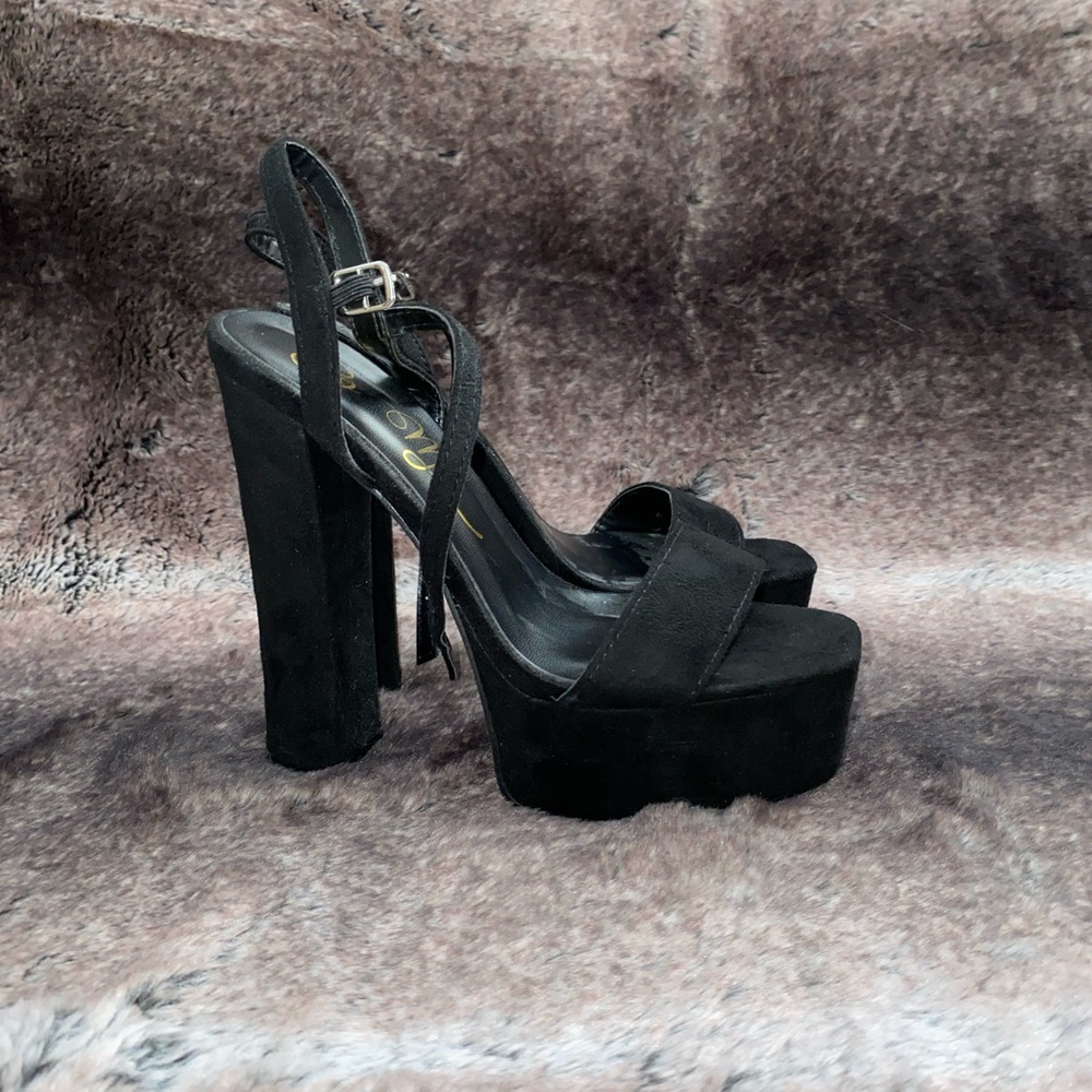 Black Suede Heels